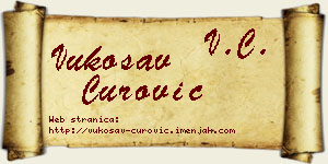 Vukosav Čurović vizit kartica